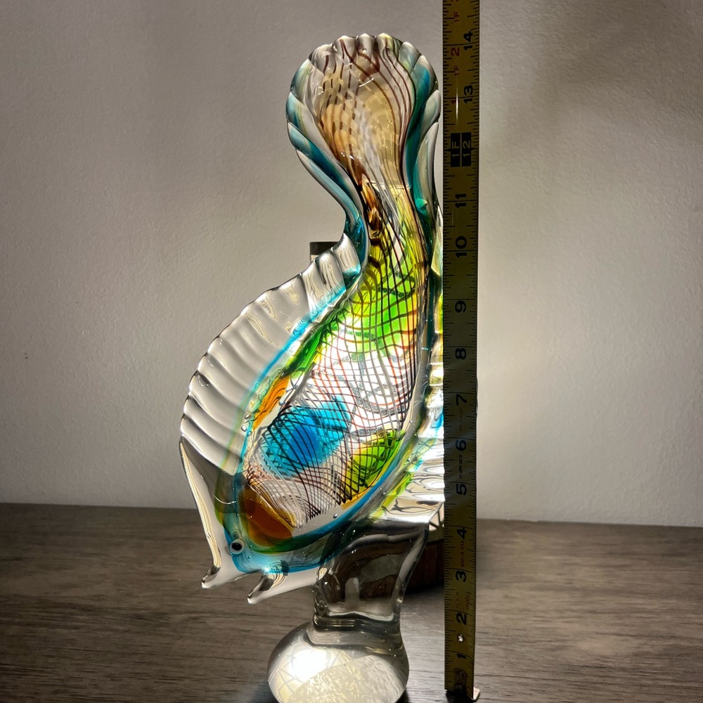 Murano style blown glass fish 🐠 beautiful and unique accent